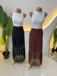 Saia Longa em Tule 000201