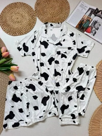 Pijama 3 Peças Vaquinha