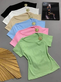 Blusa Canelada Rebeca