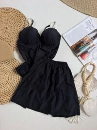 Conjunto Maiô E Saia Paris 03043