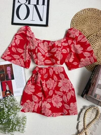 Conjunto Sarah Vermelho 000205