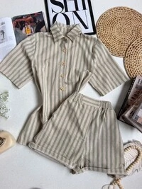 Conjunto Listrado Liliane
