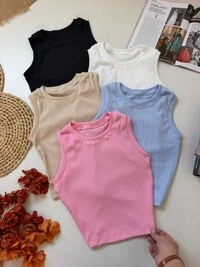 Cropped Canelado Lily