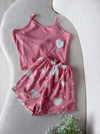 Conjunto Pijama Love Rosa 691360