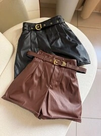 Shorts Courino com Cinto Manu