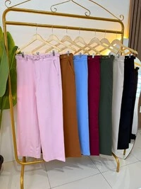 Calça Alfaiataria Pantalona Importada 000192