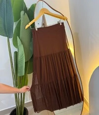 Saia Longa em Tule 000201