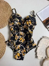 Maiô Estampado Preto 77537