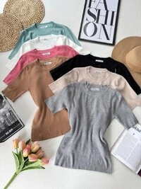 Blusa Canelada em Modal 00090