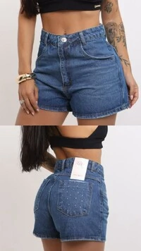 Shorts Jeans Melinda Anástacia 3027306
