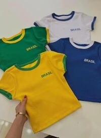 Blusa Cropped Canelada Brasil