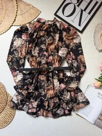Vestido Shiffon Estampado