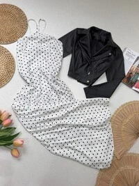 Vestido Poá Agatha 000259