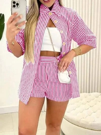 Conjunto Listrado Liliane