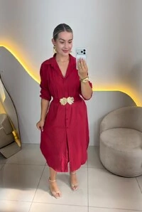 Chemise em Linho Fernanda 000175