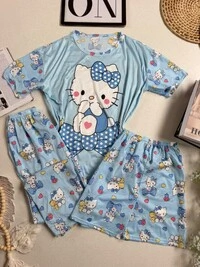 Pijama Hello Kit Azul