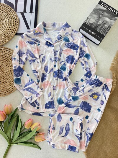 Foto Pijama Estampado Floral 000530