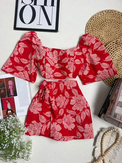 Foto Conjunto Sarah Vermelho 000205