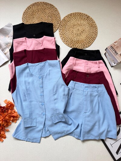 Foto Conjunto Colete Vera