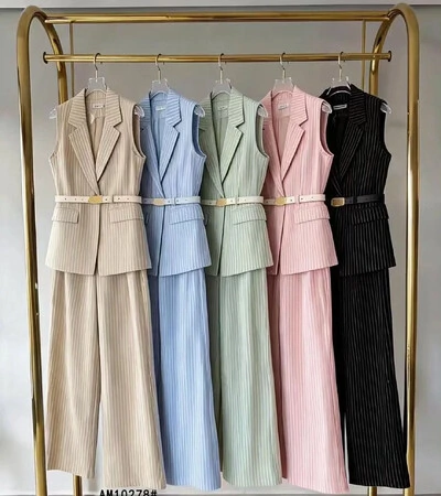 Foto Conjunto Listrado Cibele 10278