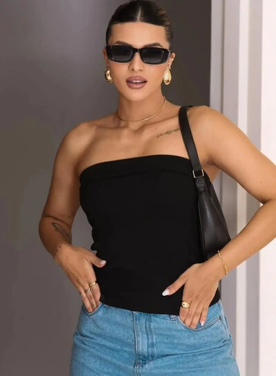 Foto Blusa Tomara que Caia Lauane