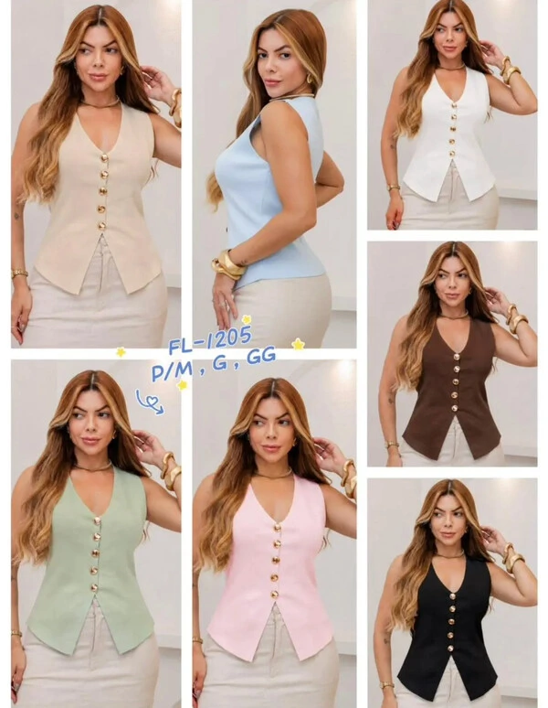 Colete Tricot Bianca 8093