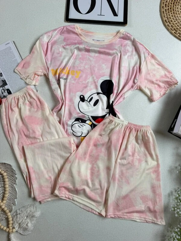 Pijama 3 Peças Mickey