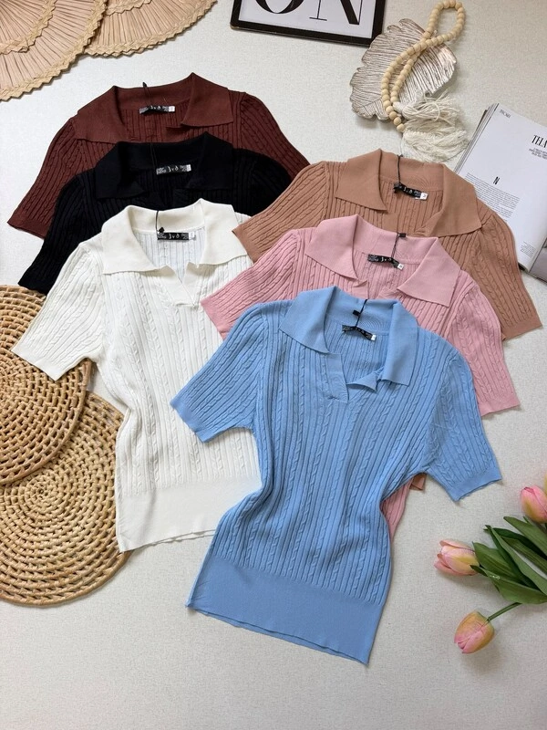 Tricot Gola Polo Jaci