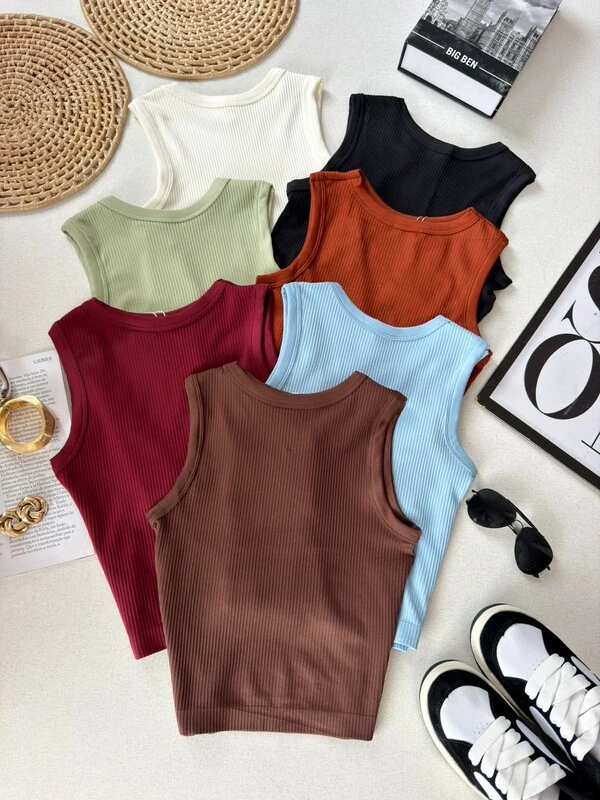 Cropped Canelado 000108