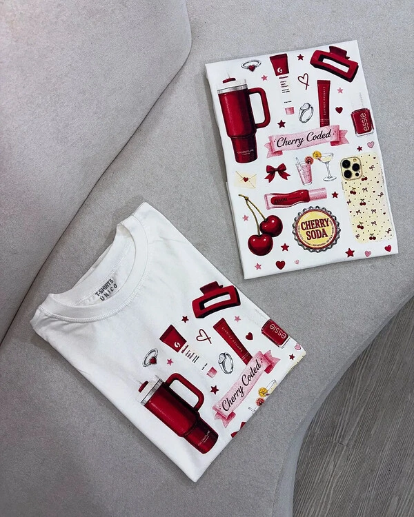 T-shirt Cherry Coded 000399