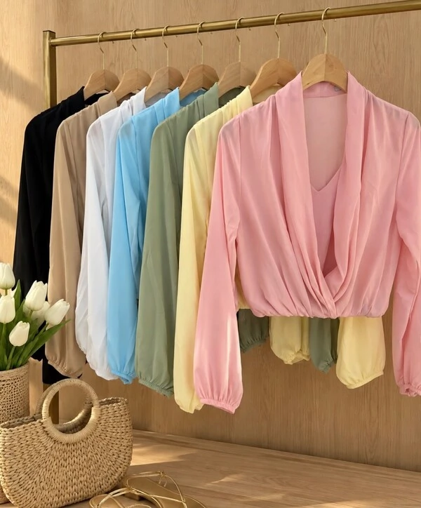 Blusa Social Manga Longa 13963
