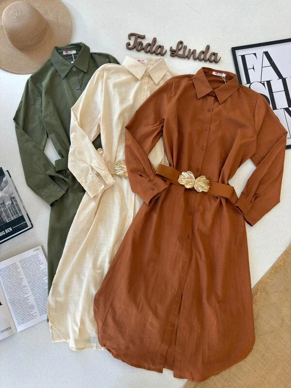 Chemise em Linho Fernanda 000175