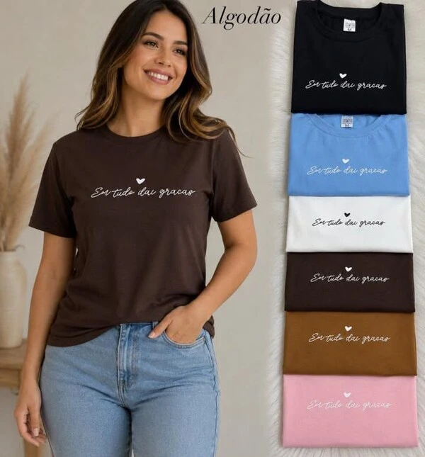 T-shirt Branco 000399