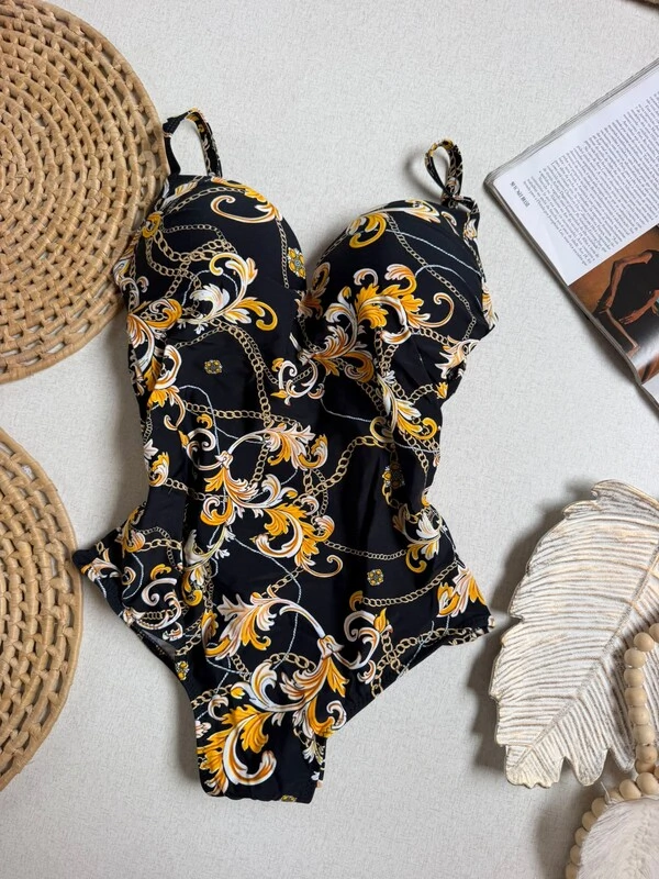 Maiô Estampado Preto 77537