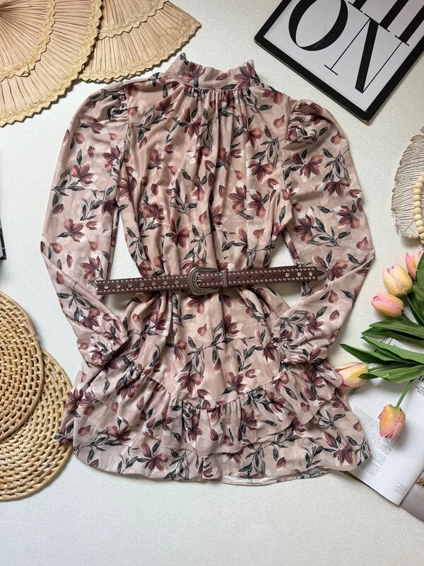 Vestido Shiffon Estampado