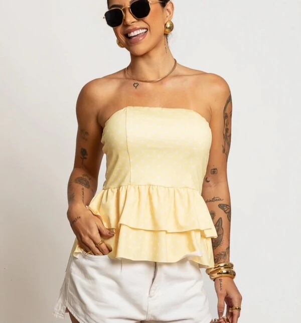 Blusa Tomara Que Caia Jenifer