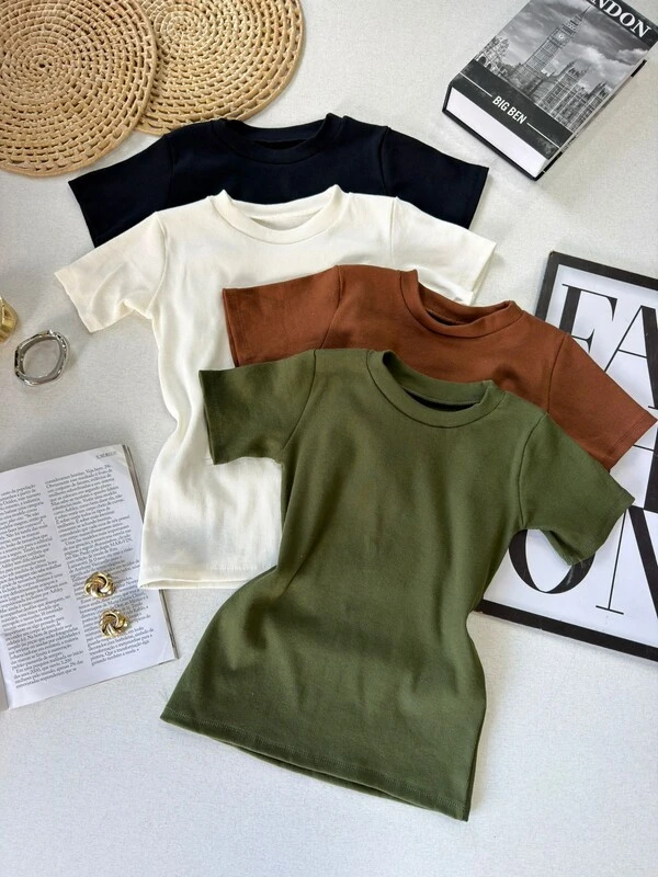 Blusa Canelada Lisa 000412