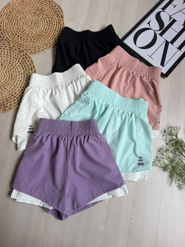 Shorts Duplo Feminino