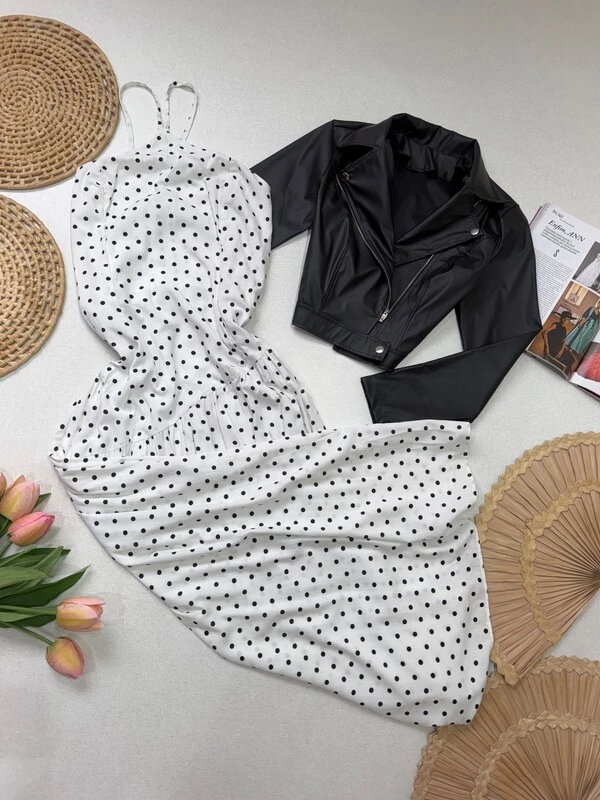 Vestido Poá Agatha 000259