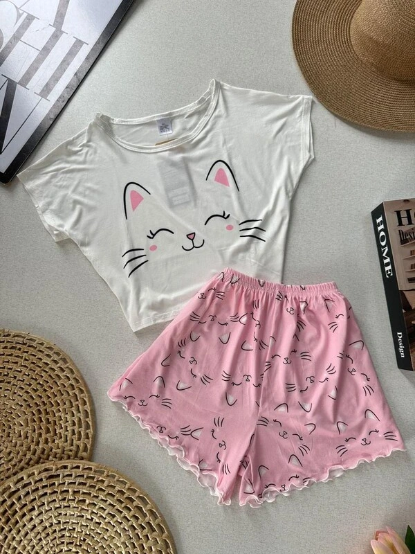 Pijama Gatinha 000443