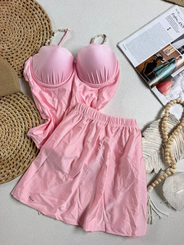 Conjunto Maiô E Saia Paris 03043