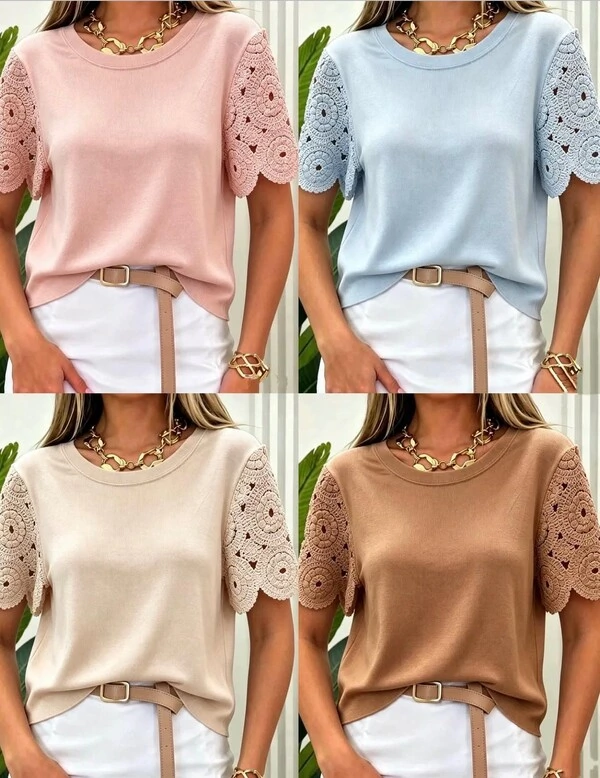 Blusa Renda Daniela