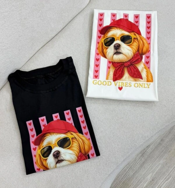 T Shirt Good Vibes Only 000399