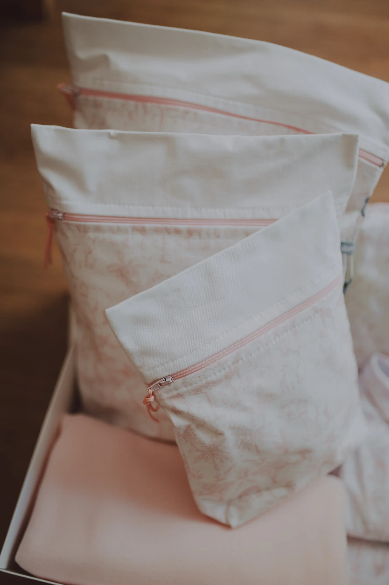 FotoKit Saquinho Toile du Jouy Rosa