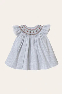 Vestido Isabela Xadrez Cereja Verde