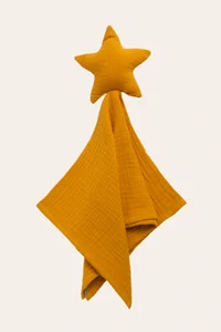 Naninha Estrela Gaze Mostarda