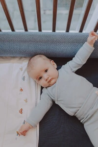 Conjunto Kimono Canelado Azul Bebê