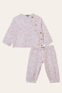 Conjunto Gaze Toile Du Jouy Rosa