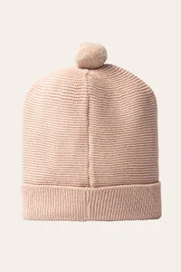 Gorro Pompom Salmão Light