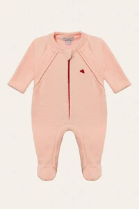 Macacão Glacê Raglan Rosa